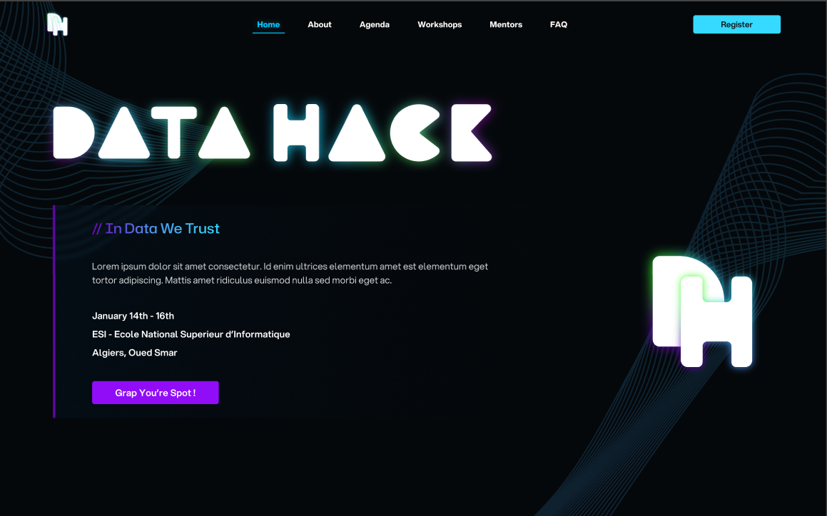 Data hack UI