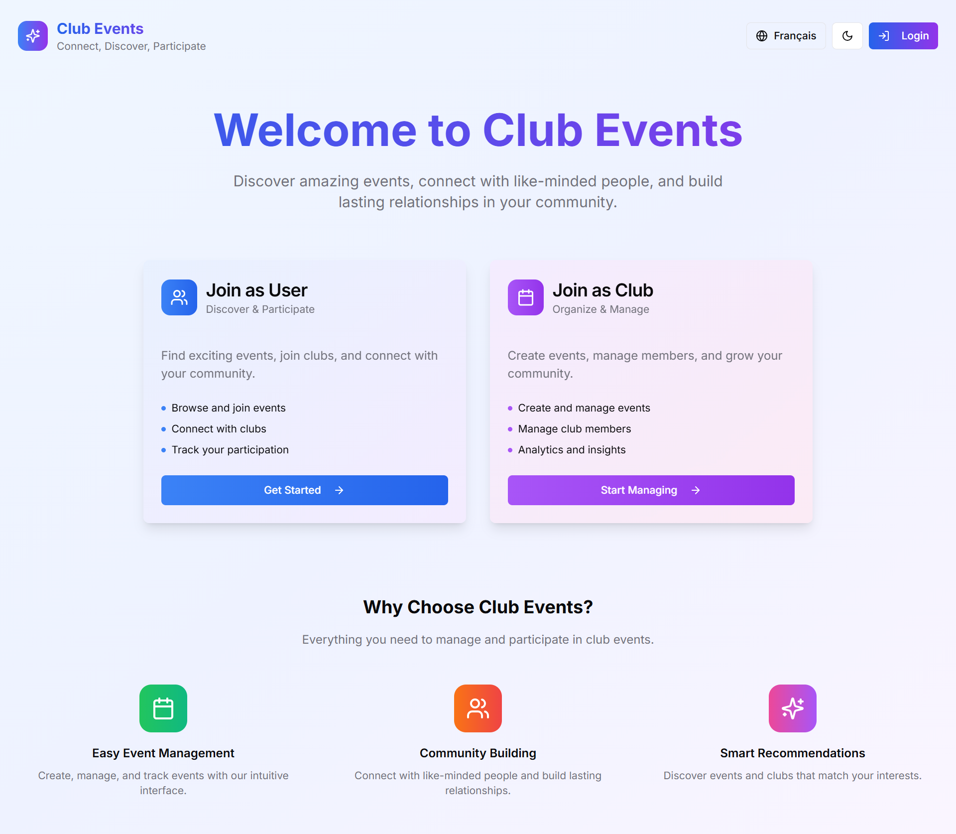club event manager